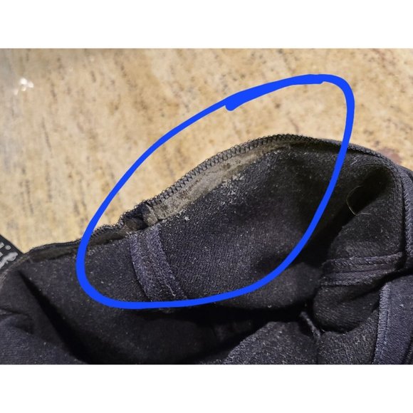 Vintage Men's Size  30 Skitique Black Embossed Ski Pants Wool Blend Italy - Picture 6 of 12